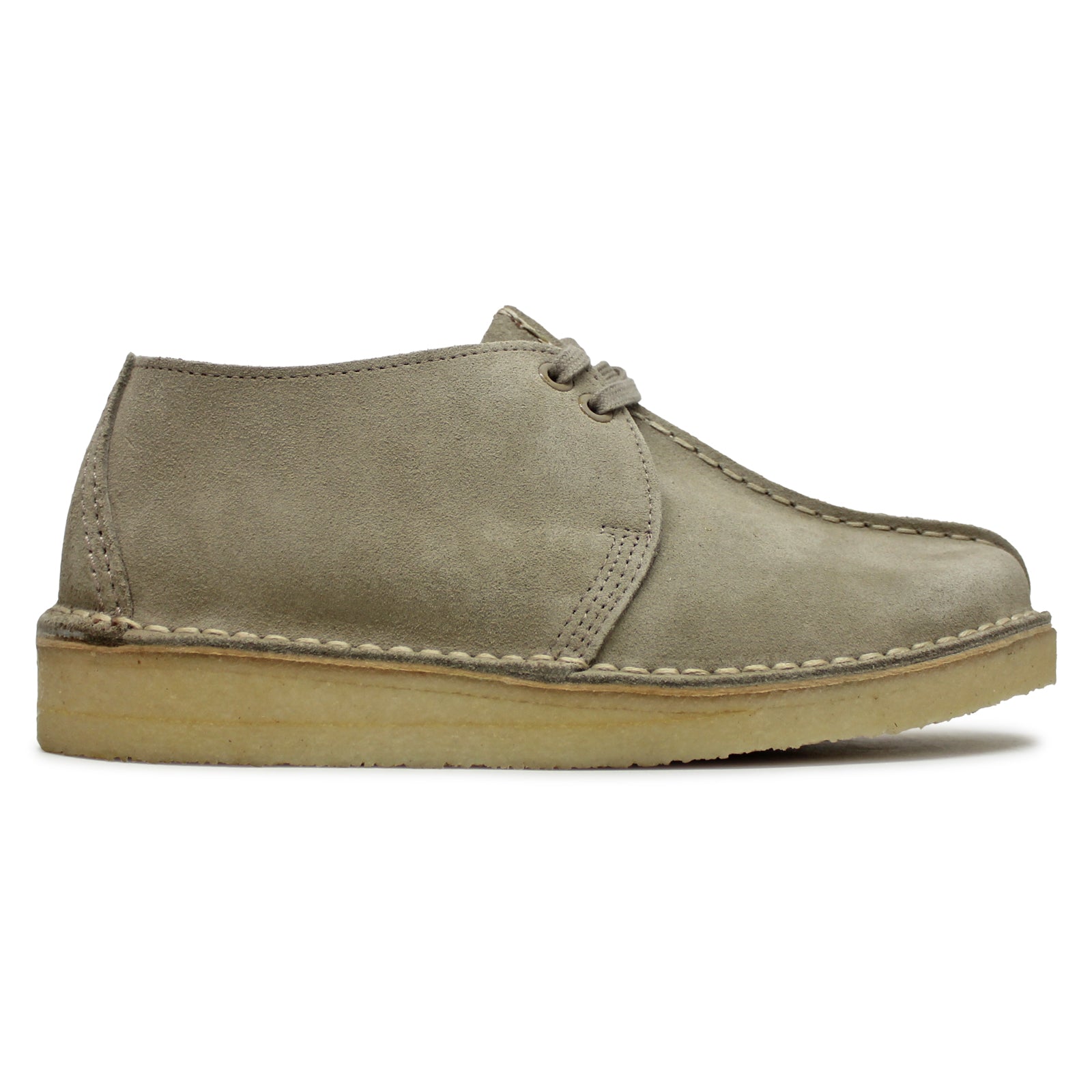 Clarks Originals Desert Trek Suede Womens Shoes#color_sand