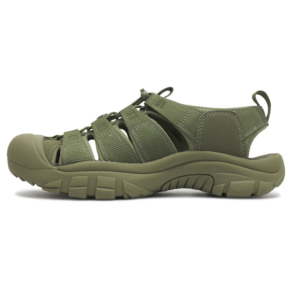 Keen Newport H2 Textile Mens Sandals#color_monochrome olive drab