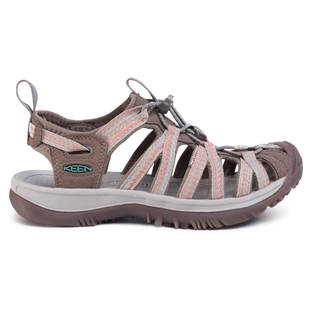 Keen Whisper Textile Womens Sandals#color_taupe coral