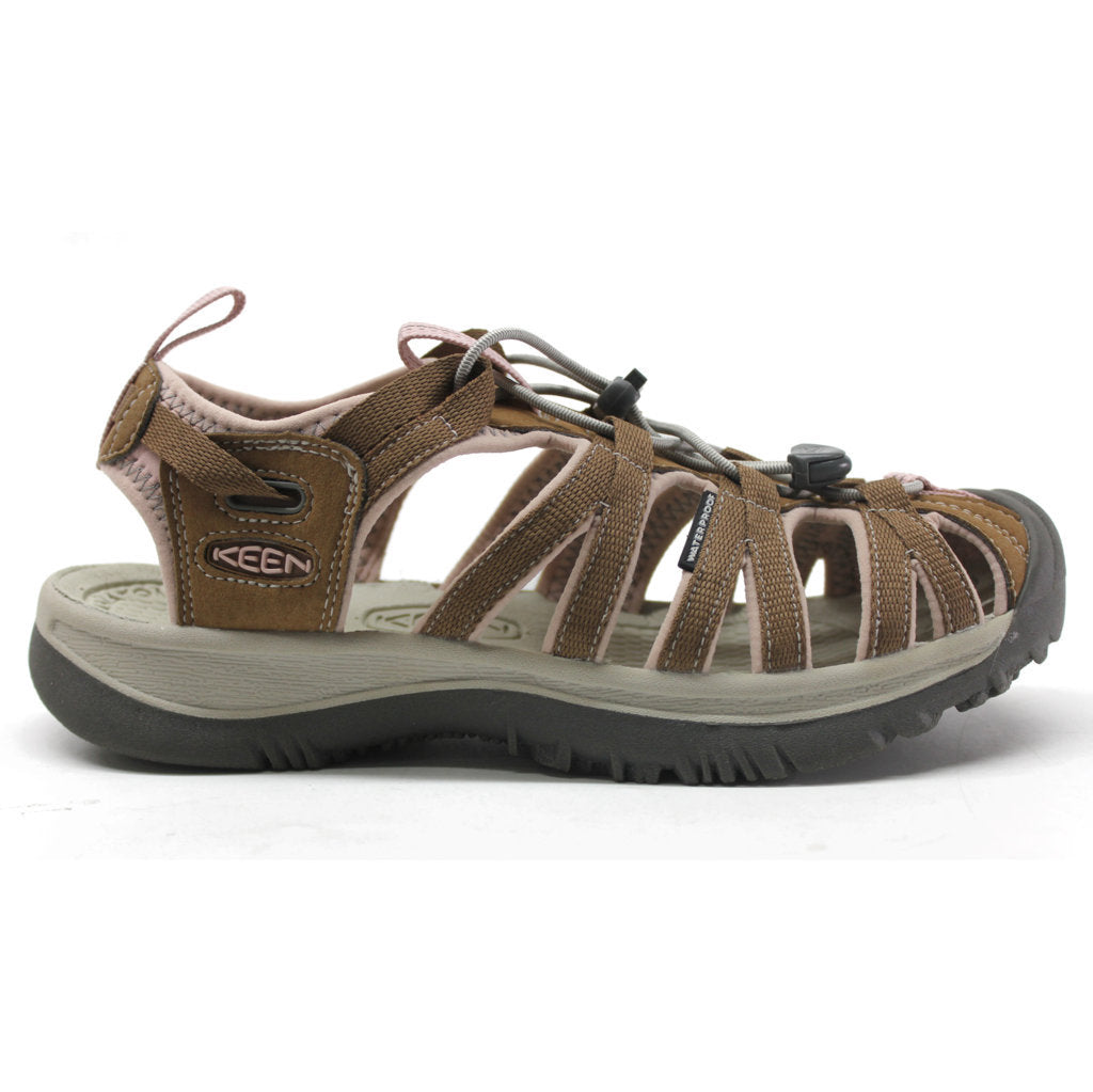 Keen Whisper Textile Womens Sandals#color_toasted coconut peach whip