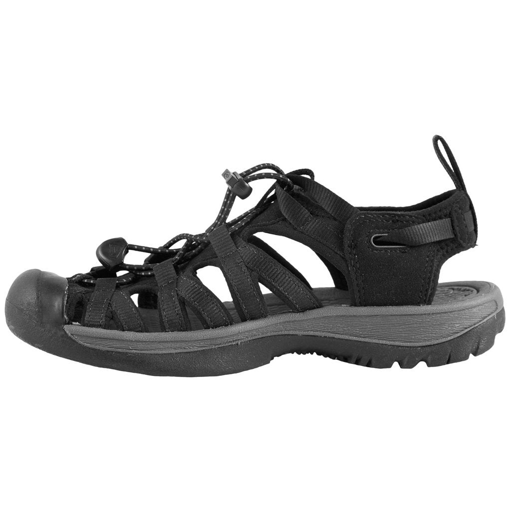 Keen Whisper Textile Womens Sandals#color_black magnet