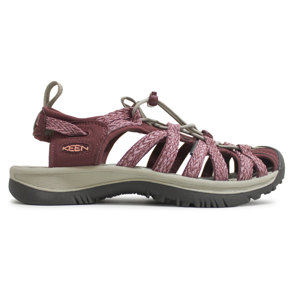 Keen Whisper Textile Womens Sandals#color_rose brown peach parfait