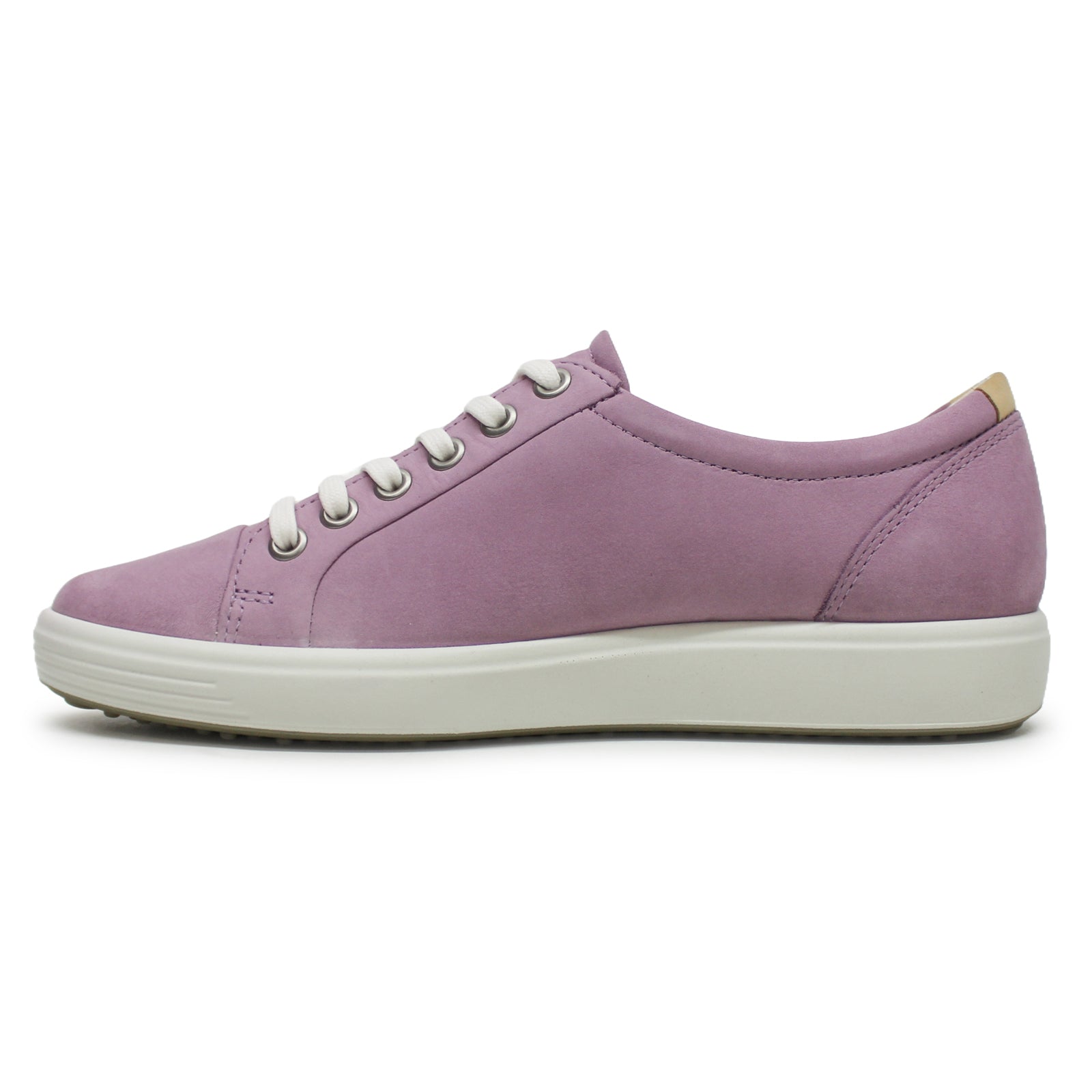 Ecco Soft 7 430003 430003-01981 Nubuck Womens Trainers - Lavender Mist - 41#color_lavender mist