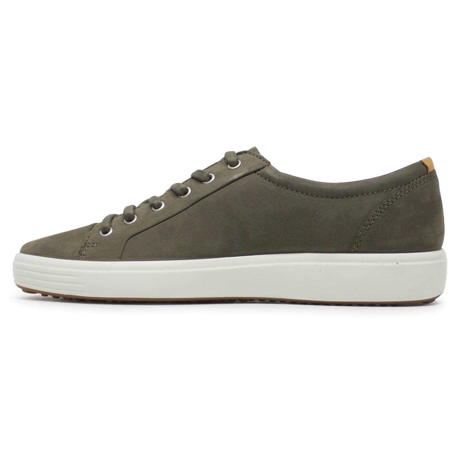 Ecco Soft 7 430004 Leather Mens Trainers#color_Tarmac