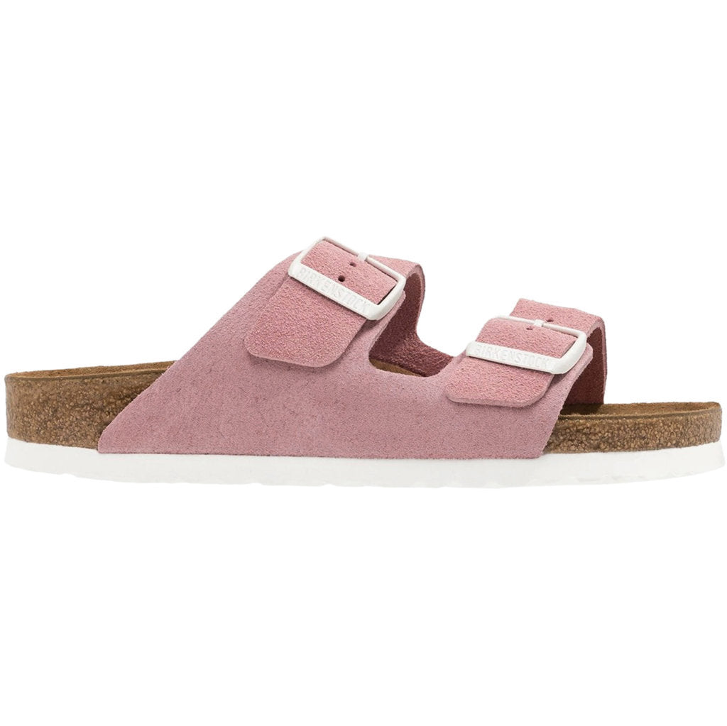 Birkenstock Arizona Soft Footbed Suede Unisex Sandals#color_rose