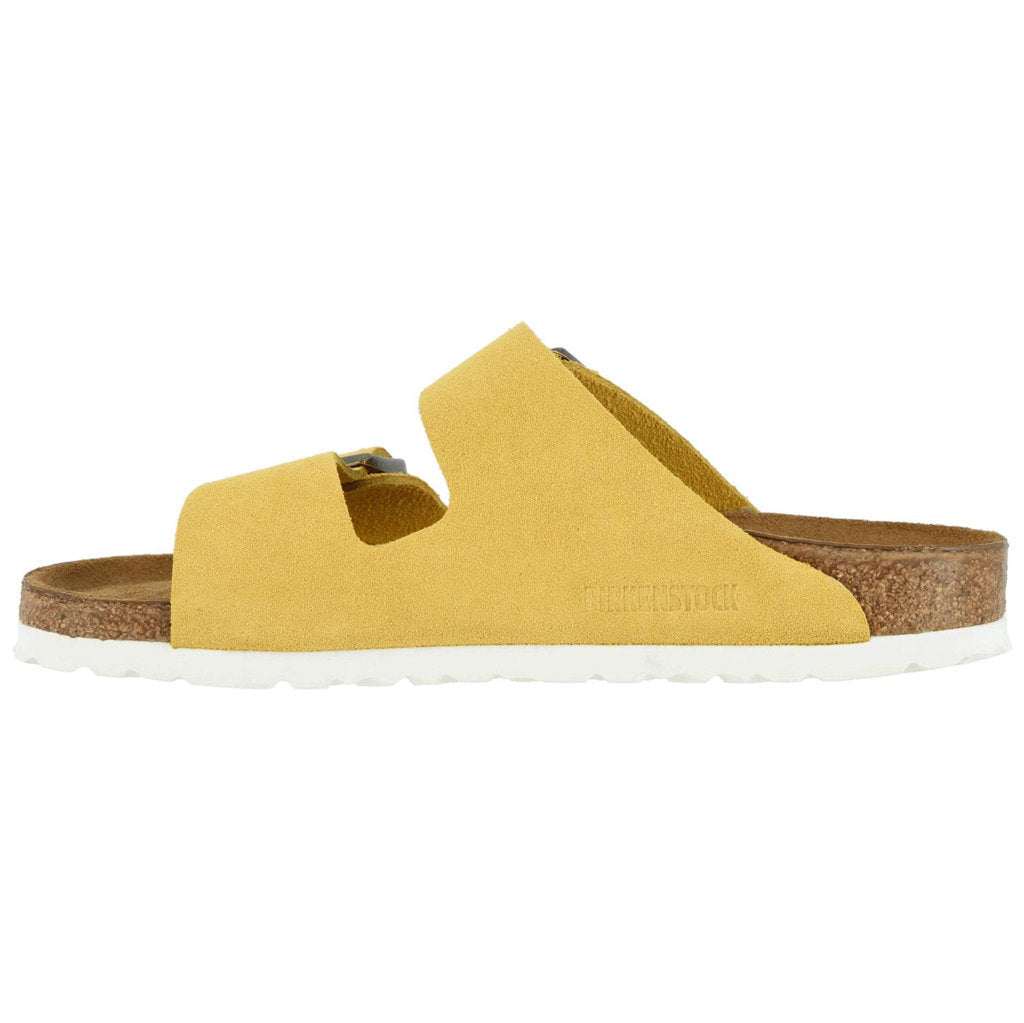 Birkenstock Arizona Soft Footbed Suede Unisex Sandals#color_ochre