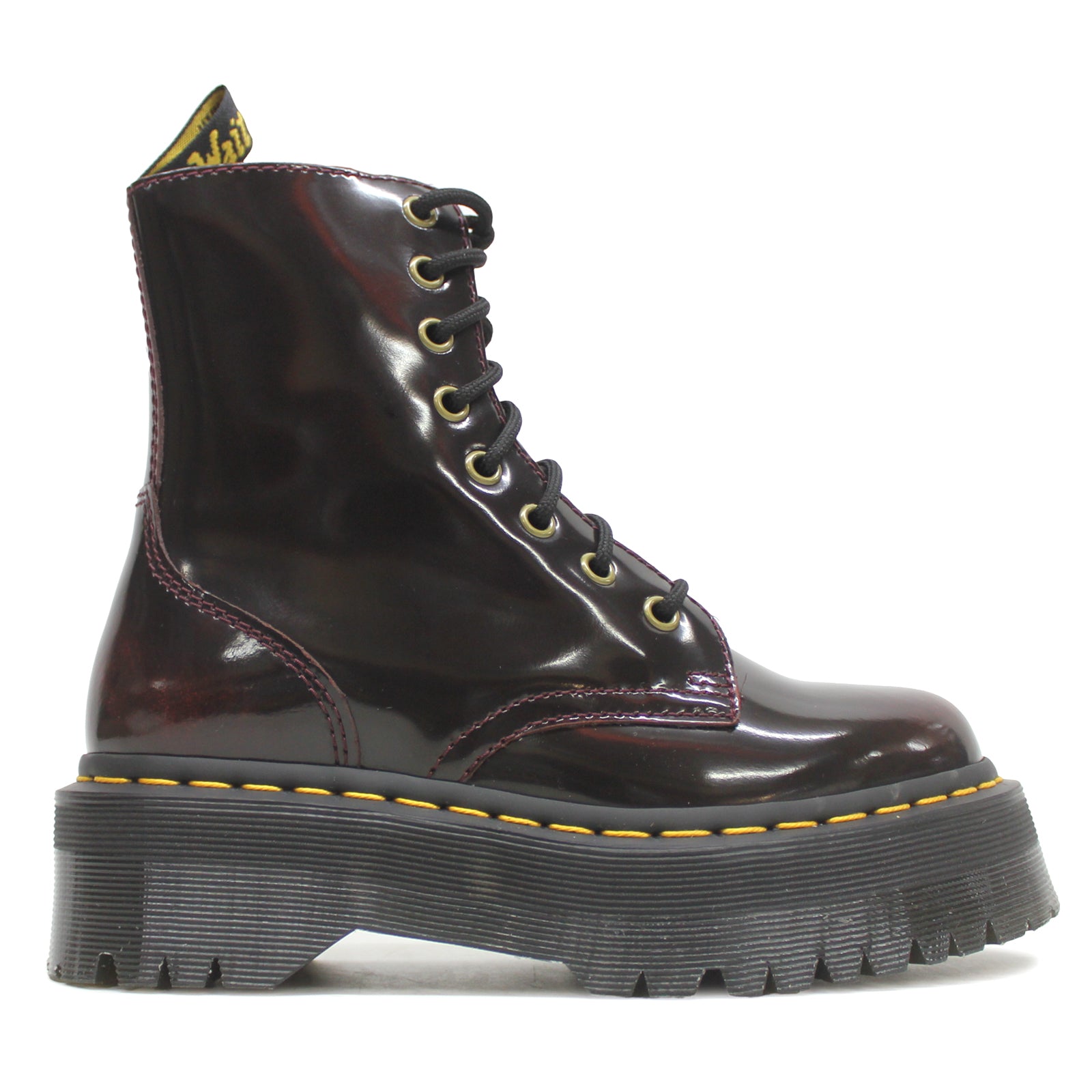 Dr. Martens Jadon 24764600 Arcadia Leather Unisex Boots - Cherry Red - 36#color_cherry red