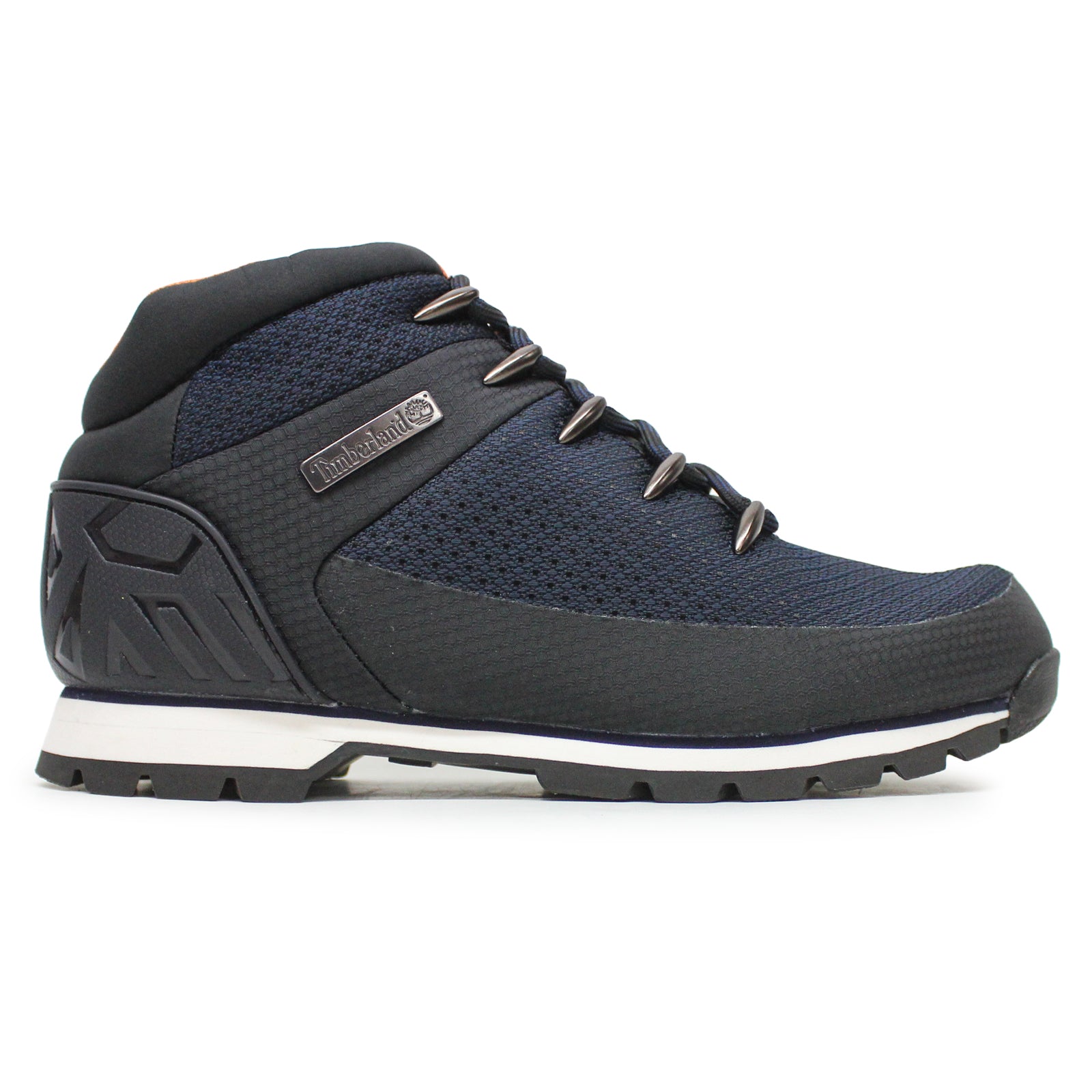 Timberland Euro Sprint Waterproof Mid Hiker Textile Mens Boots#color_navy