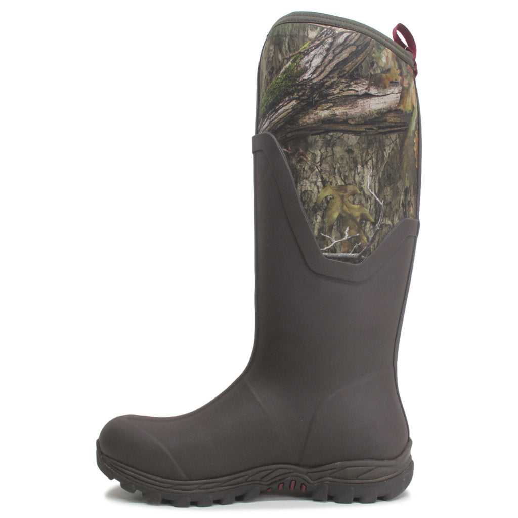 Muck Arctic Sport II Tall Synthetic Textile Womens Boots#color_dark brown mossy oak country dna