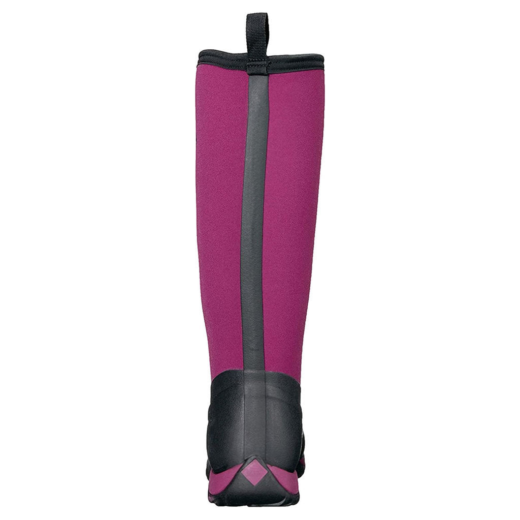 Muck Boot Arctic Adventure Synthetic Textile Womens Boots#color_black maroon