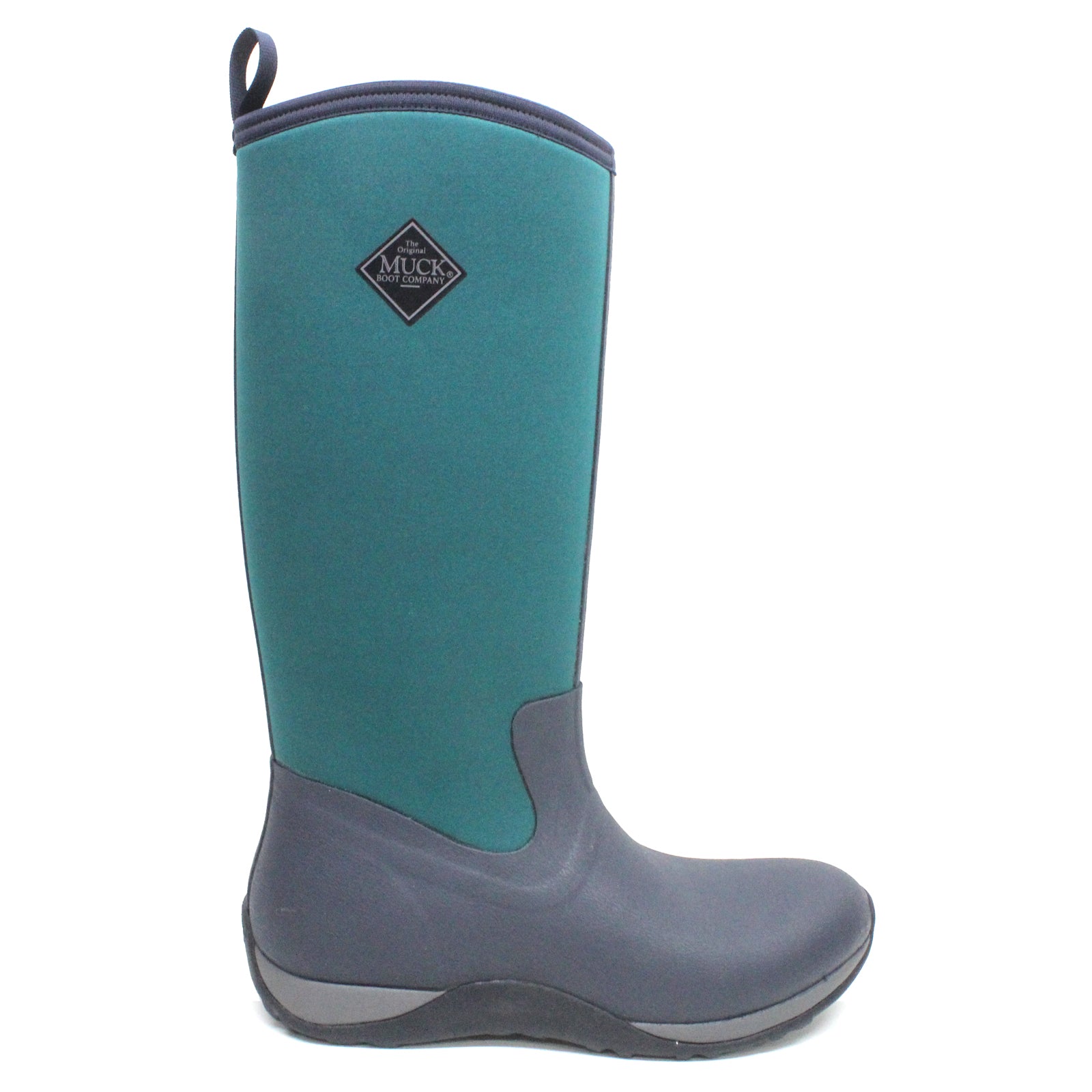 Muck Boot Arctic Adventure Synthetic Textile Womens Boots#color_navy spruce