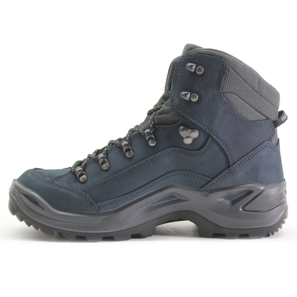 Lowa Renegade GTX Mid Nubuck Mens Boots#color_dark blue lime