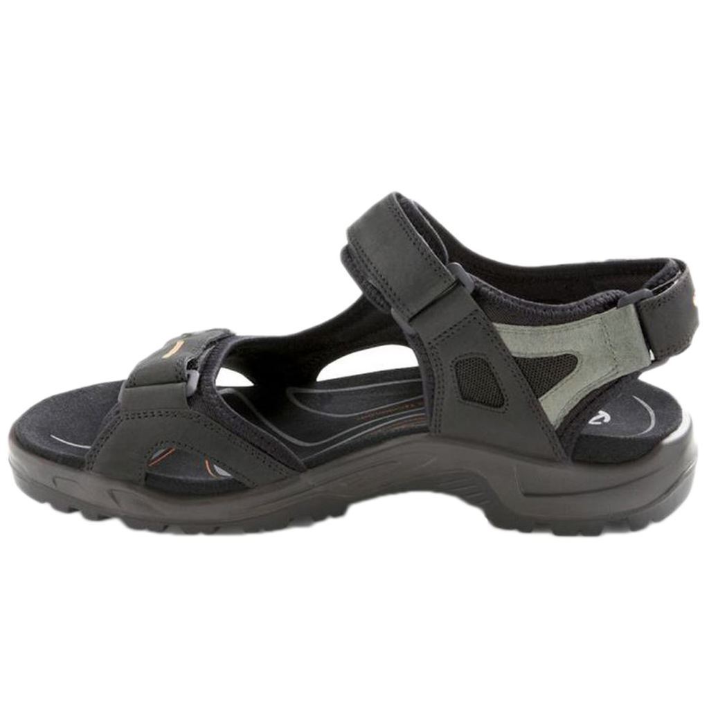 Ecco Offroad 069564 Nubuck Leather Mens Sandals#color_black mole