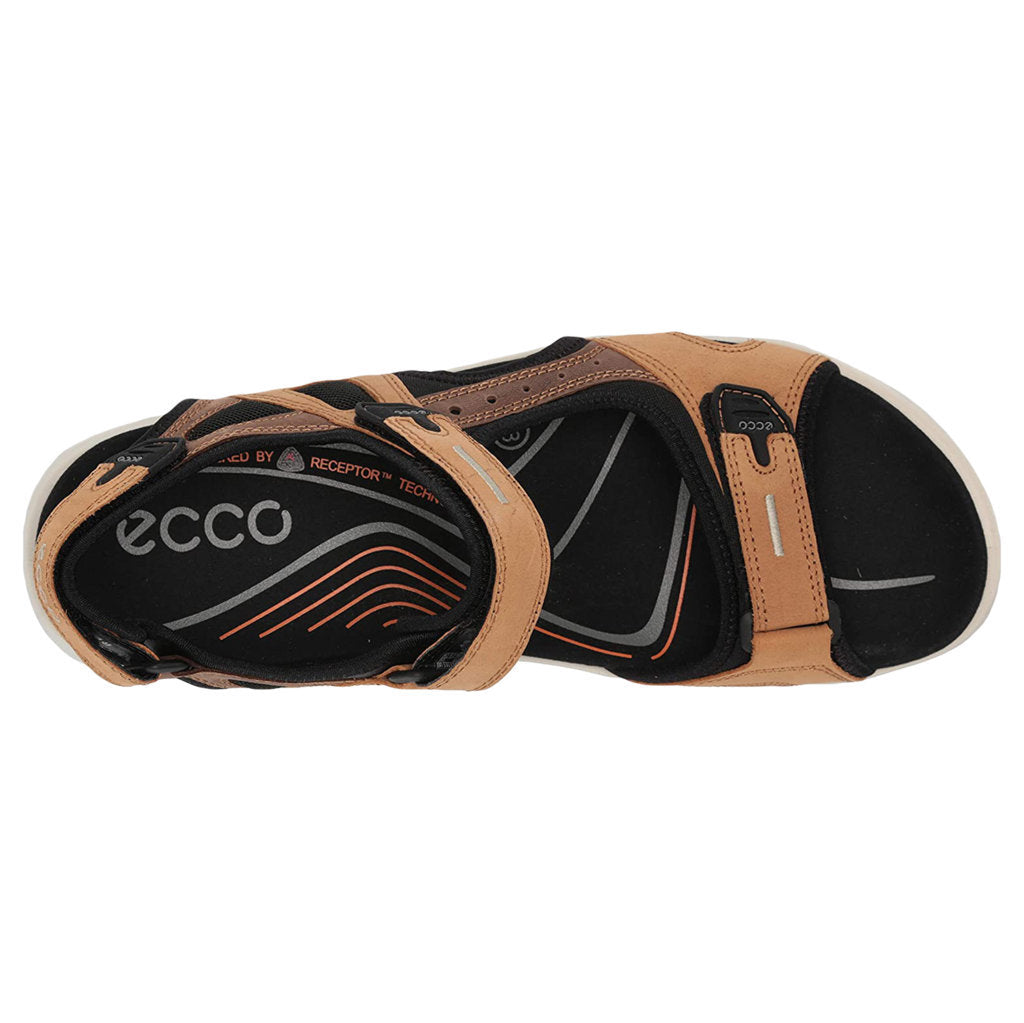 Ecco Offroad 069564 Nubuck Leather Mens Sandals#color_lion camel