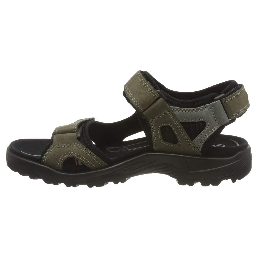 Ecco Offroad 069564 Nubuck Leather Mens Sandals#color_vetiver wild dove