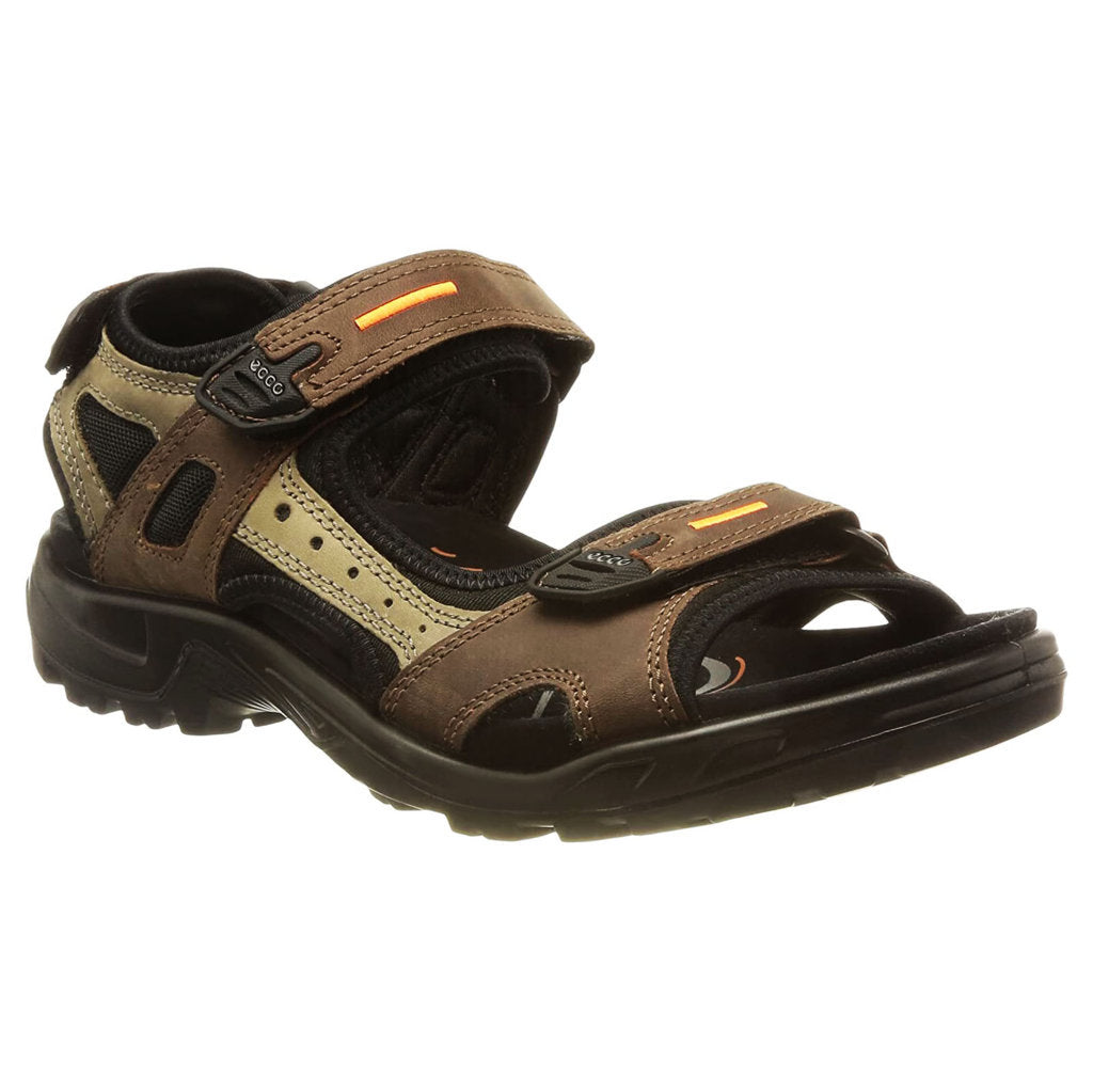 Ecco Offroad 069564 Nubuck Leather Mens Sandals#color_morel moon rock