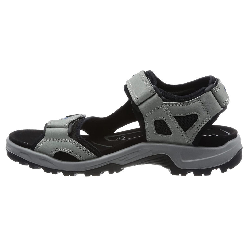 Ecco Offroad 069564 Nubuck Leather Mens Sandals#color_concrete wild dove