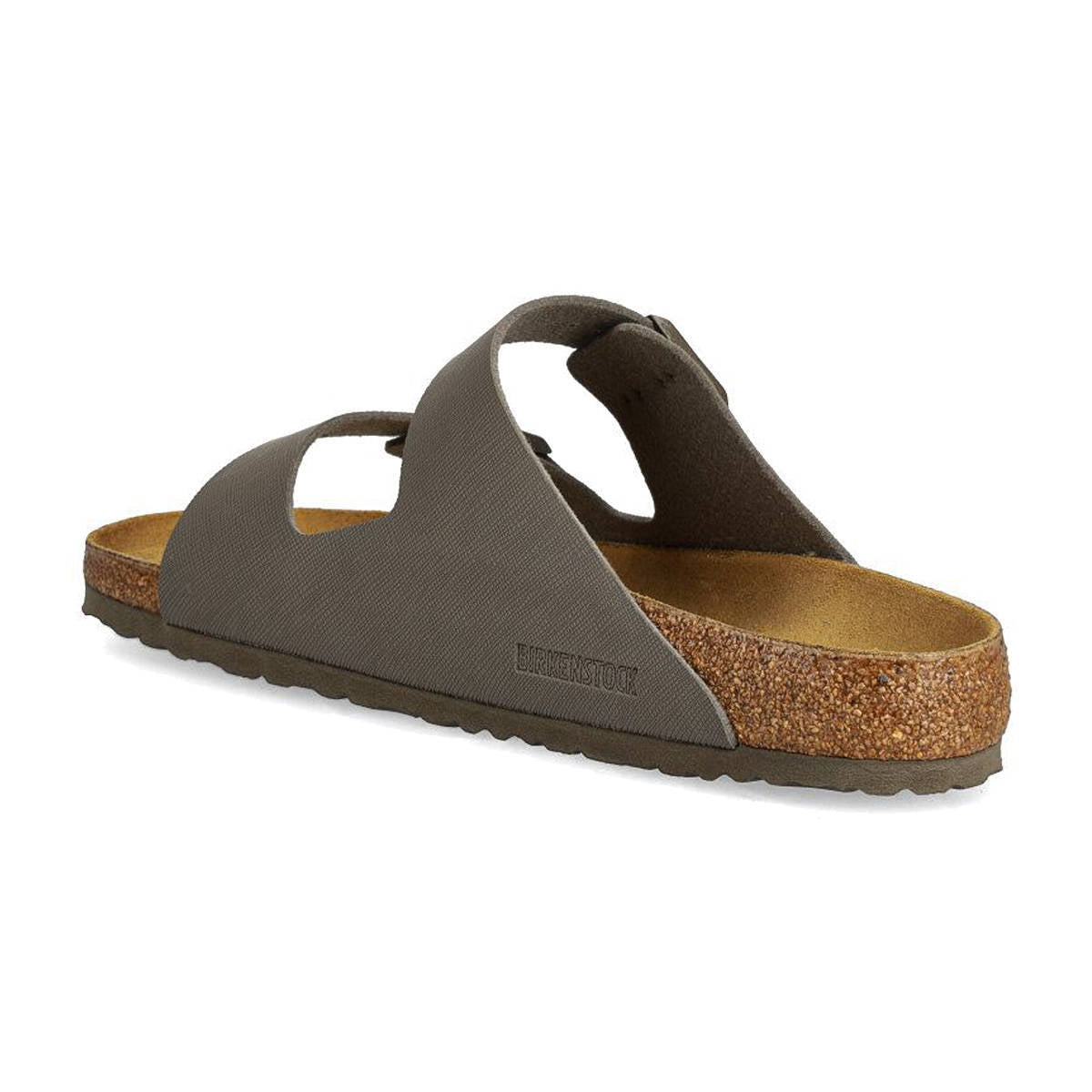 Birkenstock Arizona BS Birko-Flor Unisex Sandals#color_Saffiano Concrete Gray