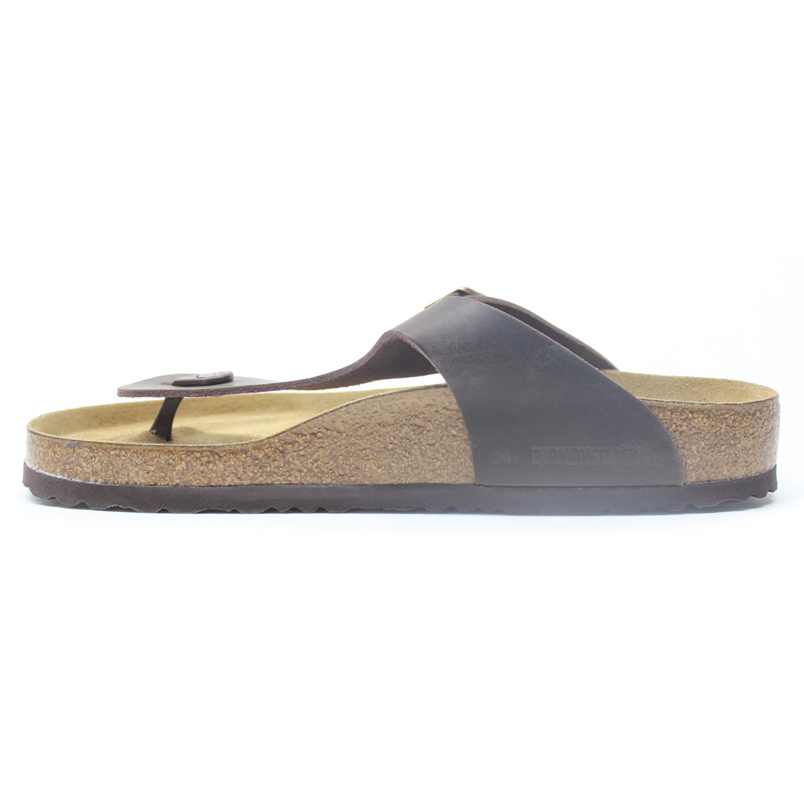 Birkenstock Gizeh Waxy Leather Unisex Sandals#color_habana