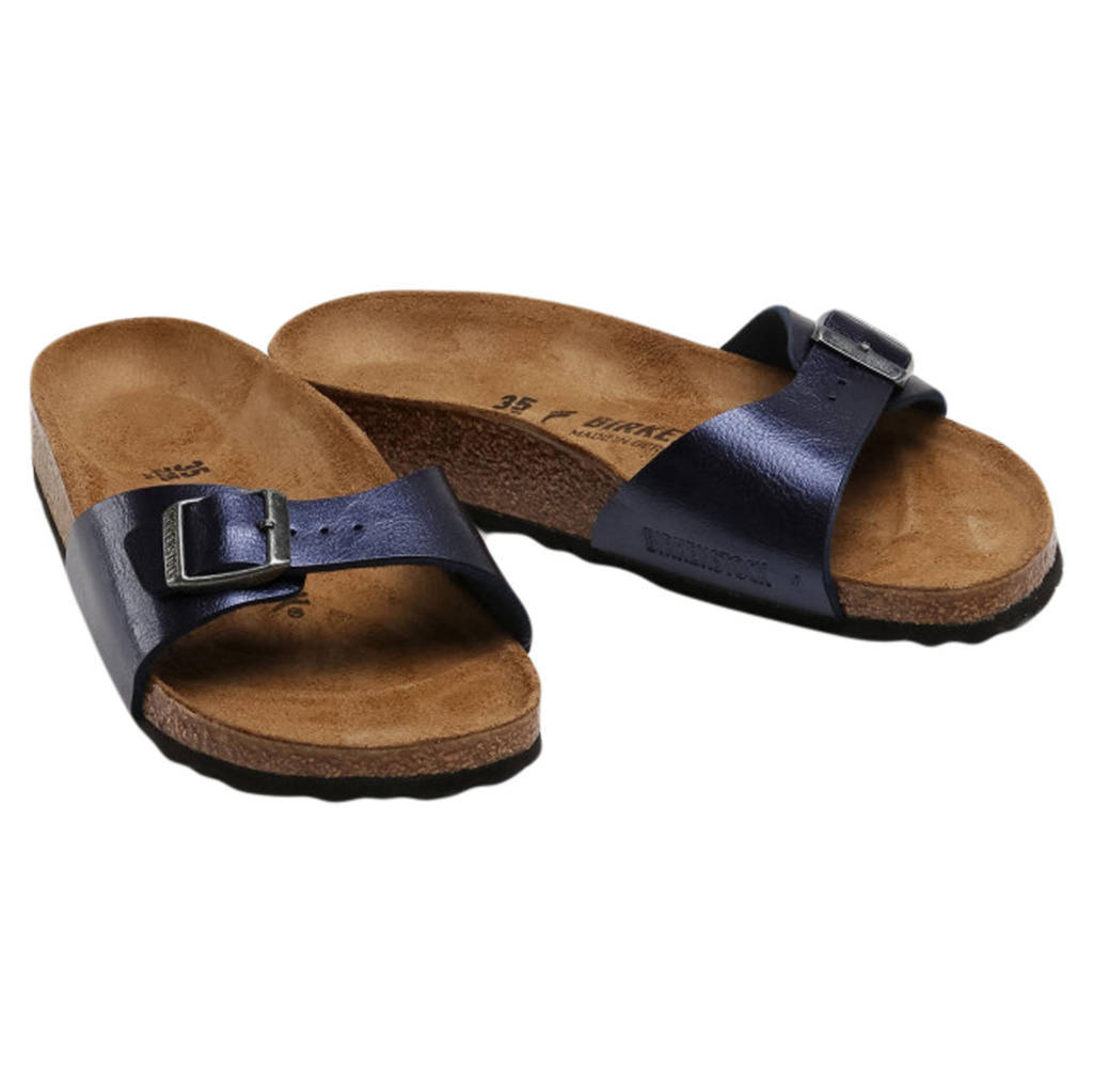 Birkenstock Madrid BS Birko-Flor Unisex Sandals#color_graceful midnight blue