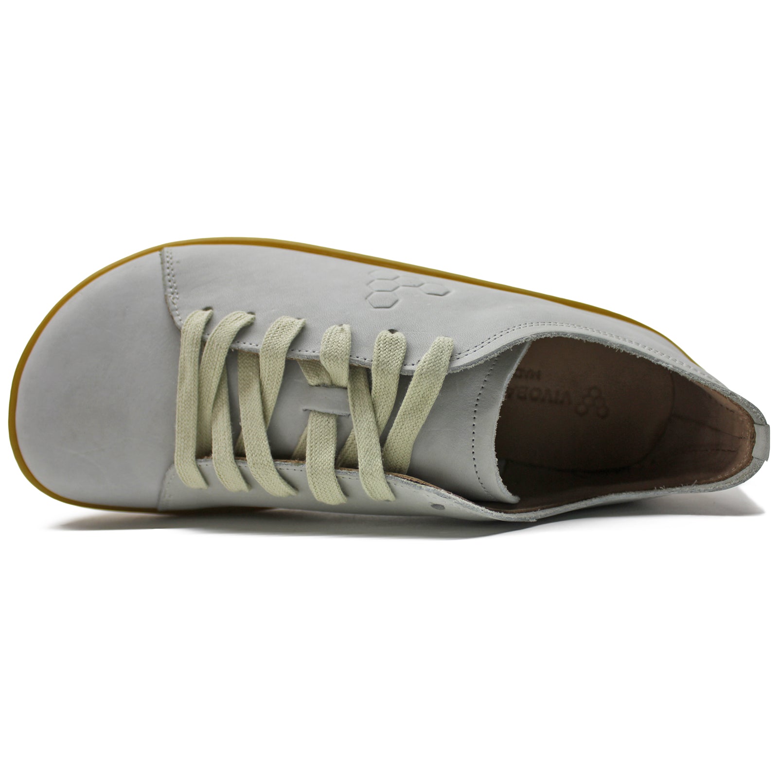 Vivobarefoot Addis 300123-03 Leather Mens Trainers - Cement - 43#color_cement