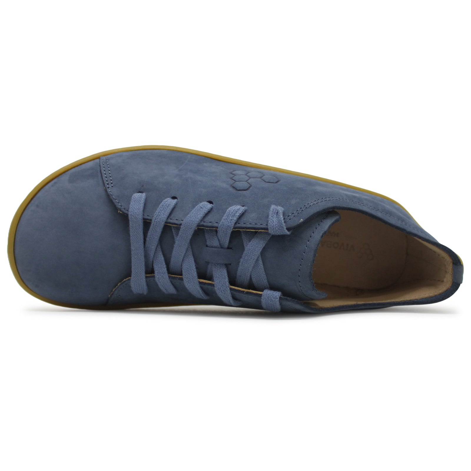 Vivobarefoot Addis Leather Womens Trainers#color_indigo