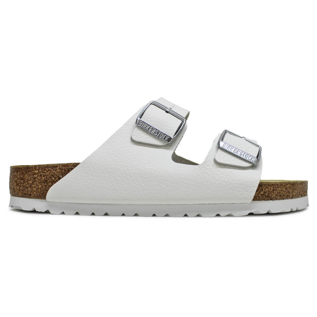 Birkenstock Arizona BS Natural Leather Unisex Sandals#color_white