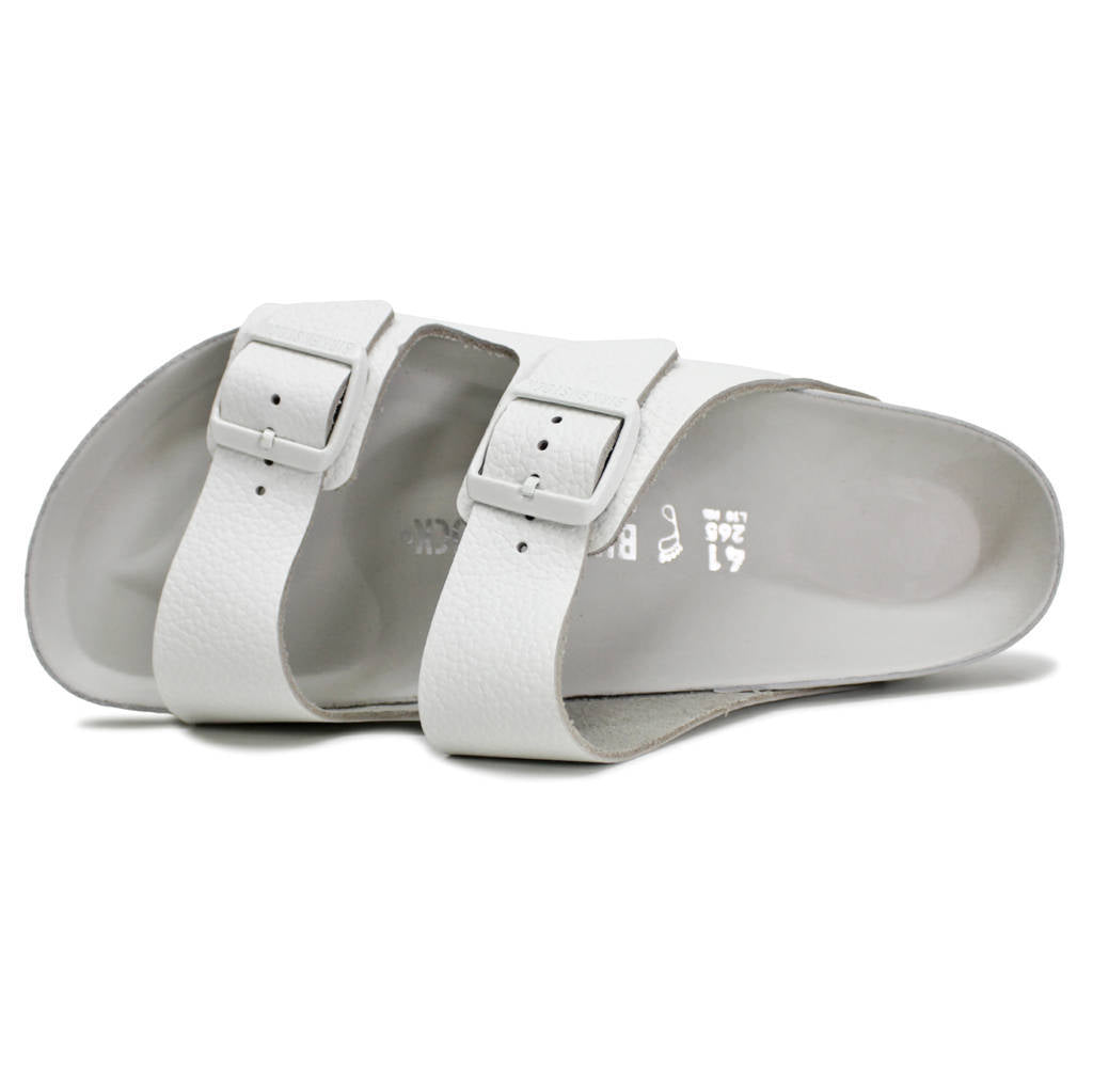 Birkenstock Arizona BS Natural Leather Unisex Sandals#color_white white