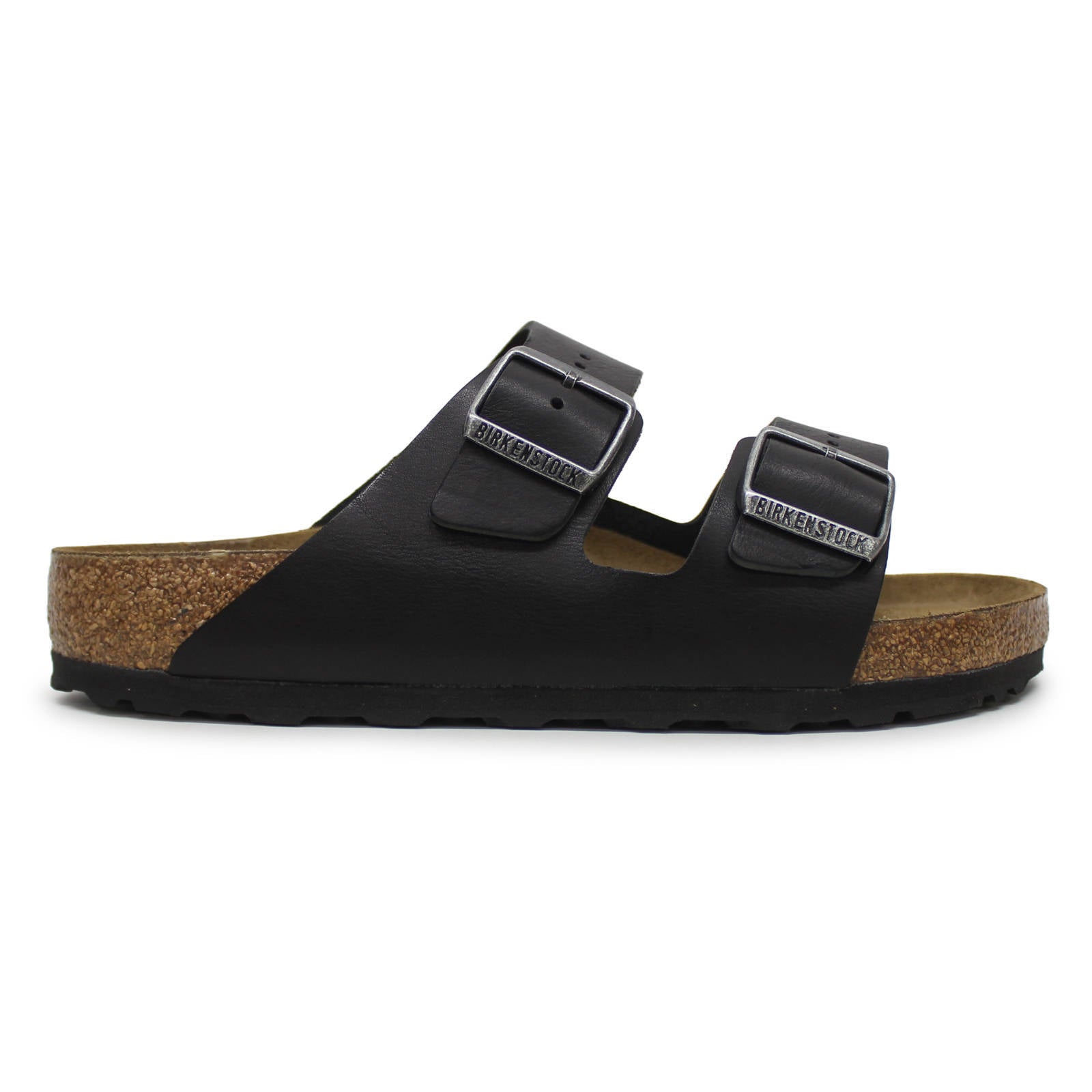 Birkenstock Arizona BS Natural Leather Unisex Sandals#color_Vintage Wood Black