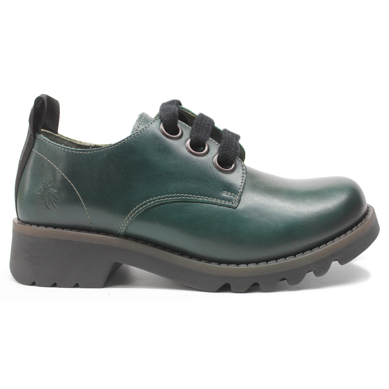 Fly London RUDA538FLY P144538014 Rug Leather Womens Shoes - Shamrock Green - 39#color_shamrock green