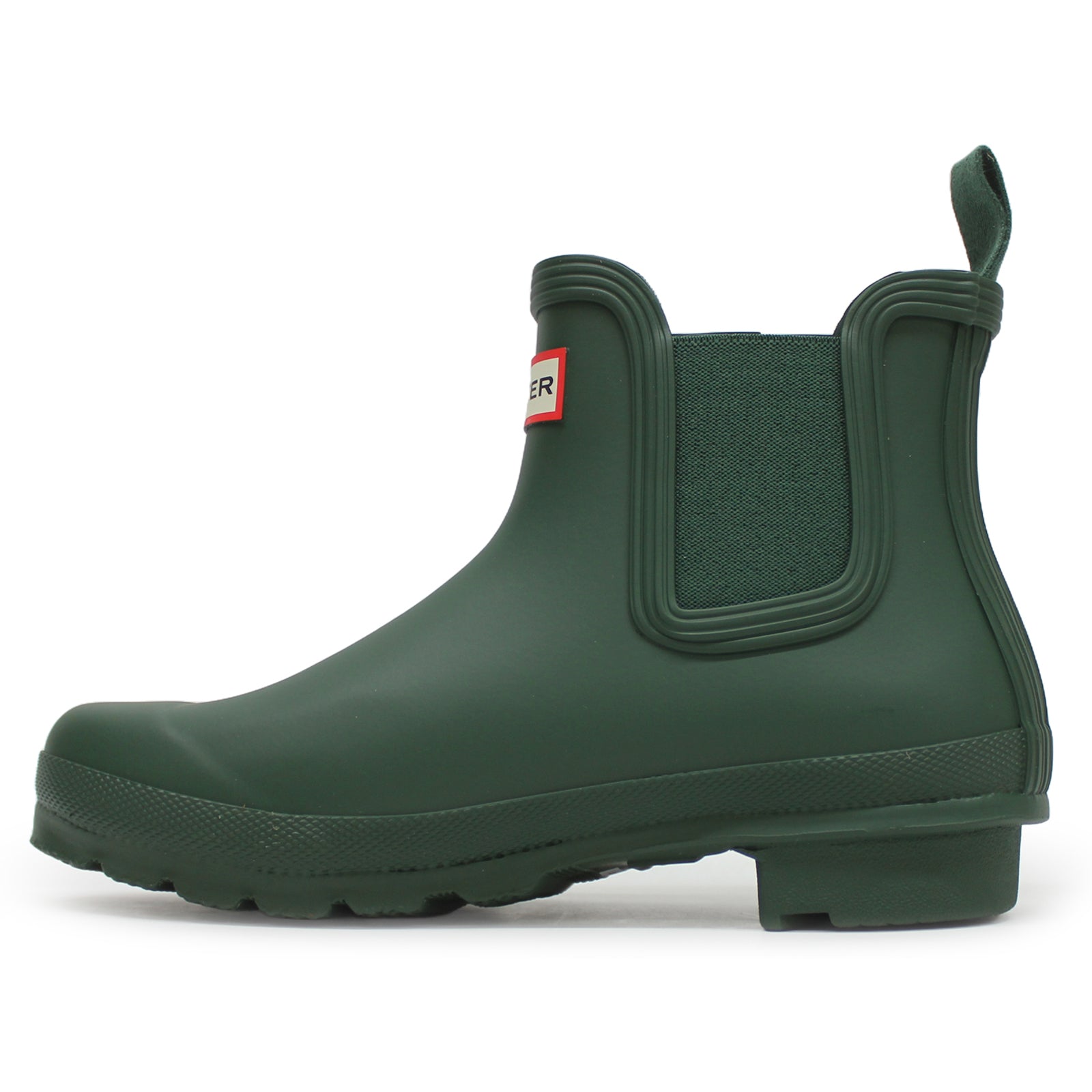 Hunter Original Chelsea Rubber Womens Boots#color_hunter green