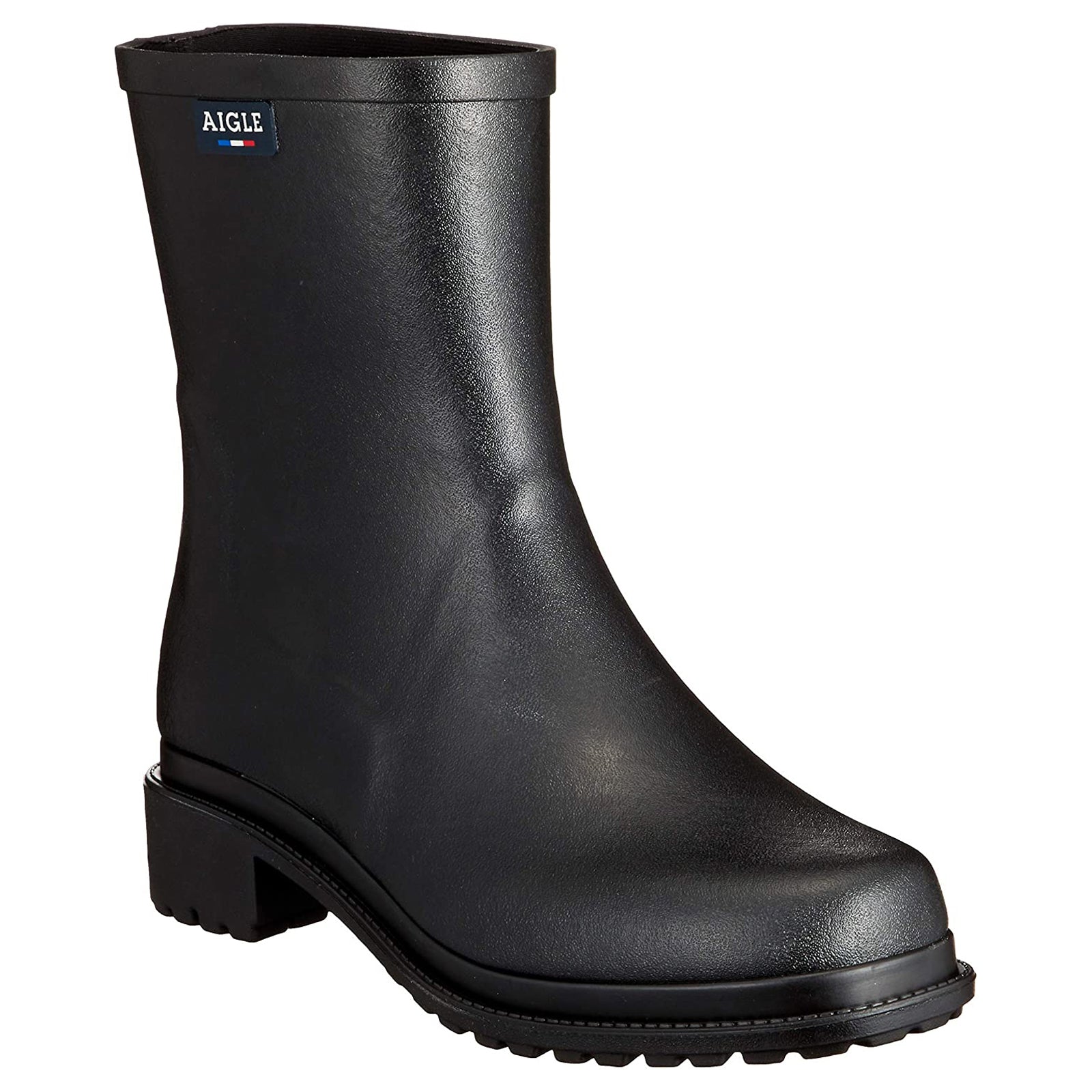 Aigle Fulfeel Mid R1133-4 Rubber Womens Boots - Black - 41#color_black