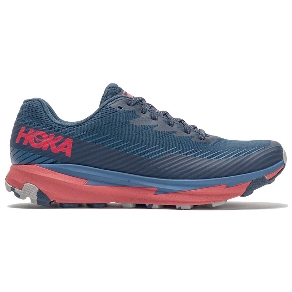 Hoka Torrent 2 Mesh Men's Running Shoes#color_moonlit ocean high risk red