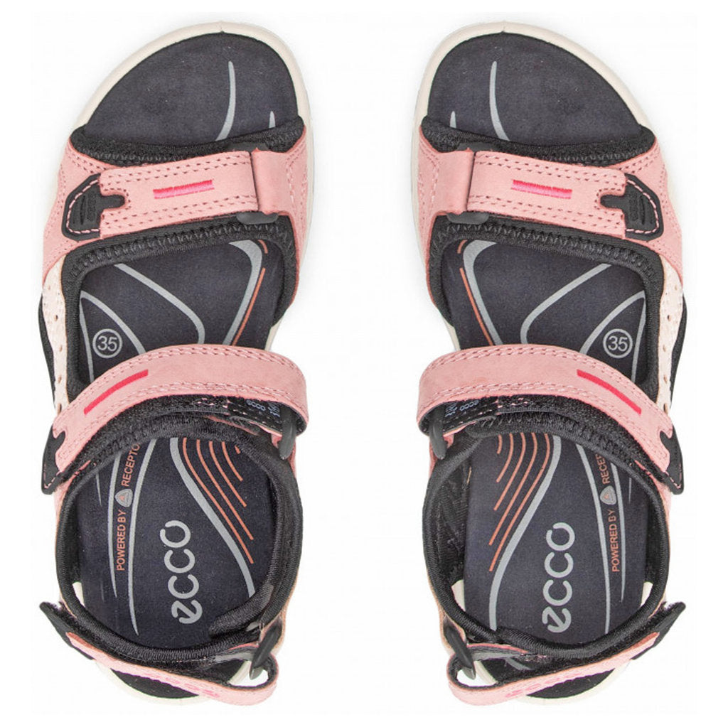 Ecco Offroad 069563 Leather Textile Womens Sandals#color_damask rose rose dust