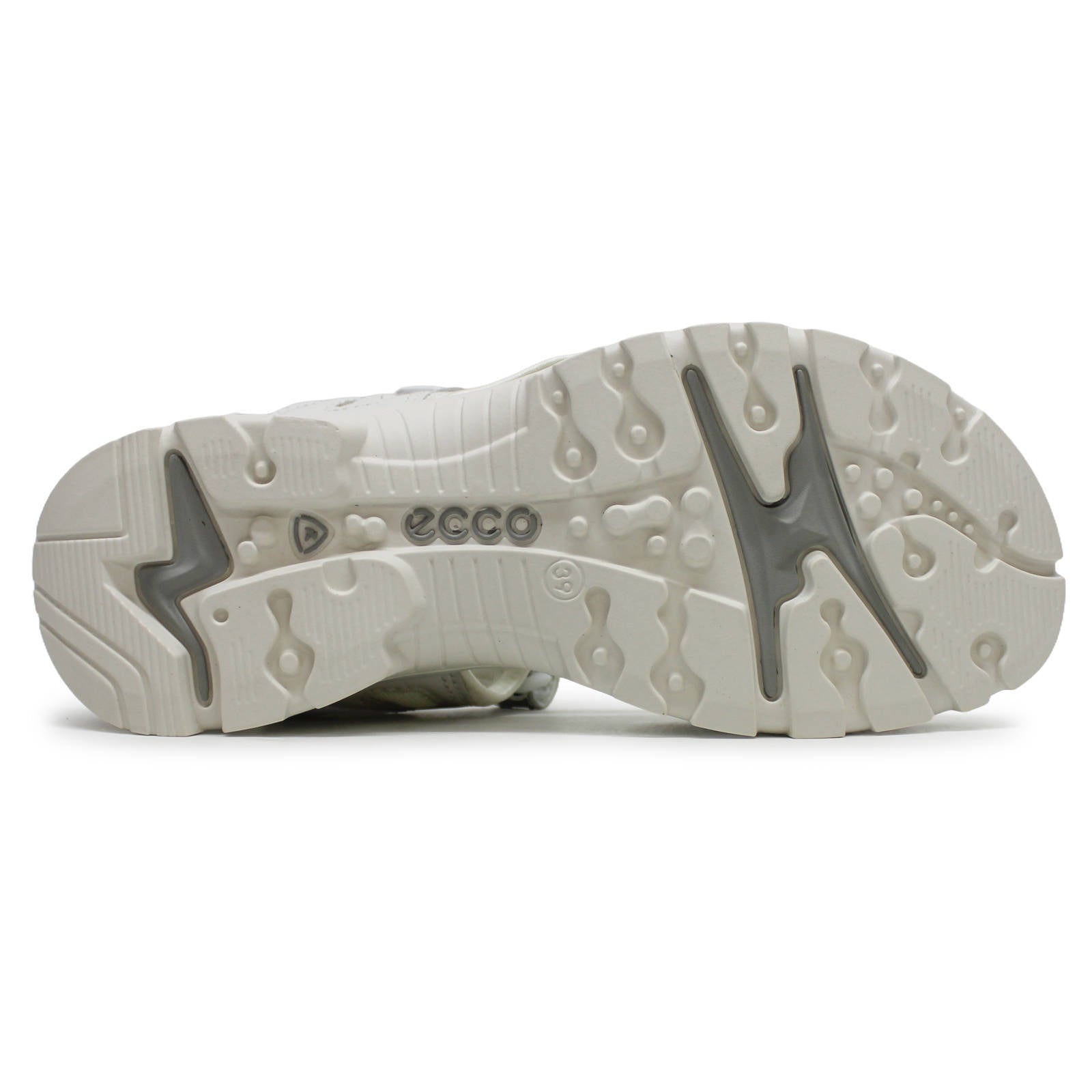 Ecco Offroad 069563 Leather Textile Womens Sandals#color_White Iridescent