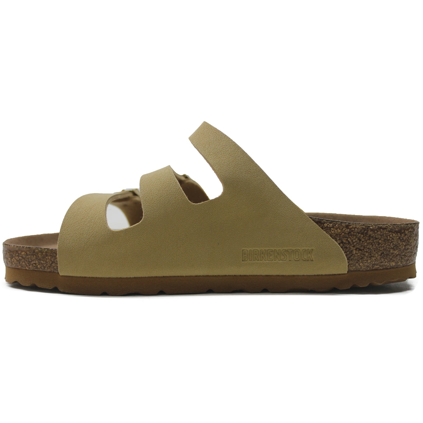 Birkenstock Florida Fresh Birko-Flor Nubuck Unisex Sandals#color_latte cream