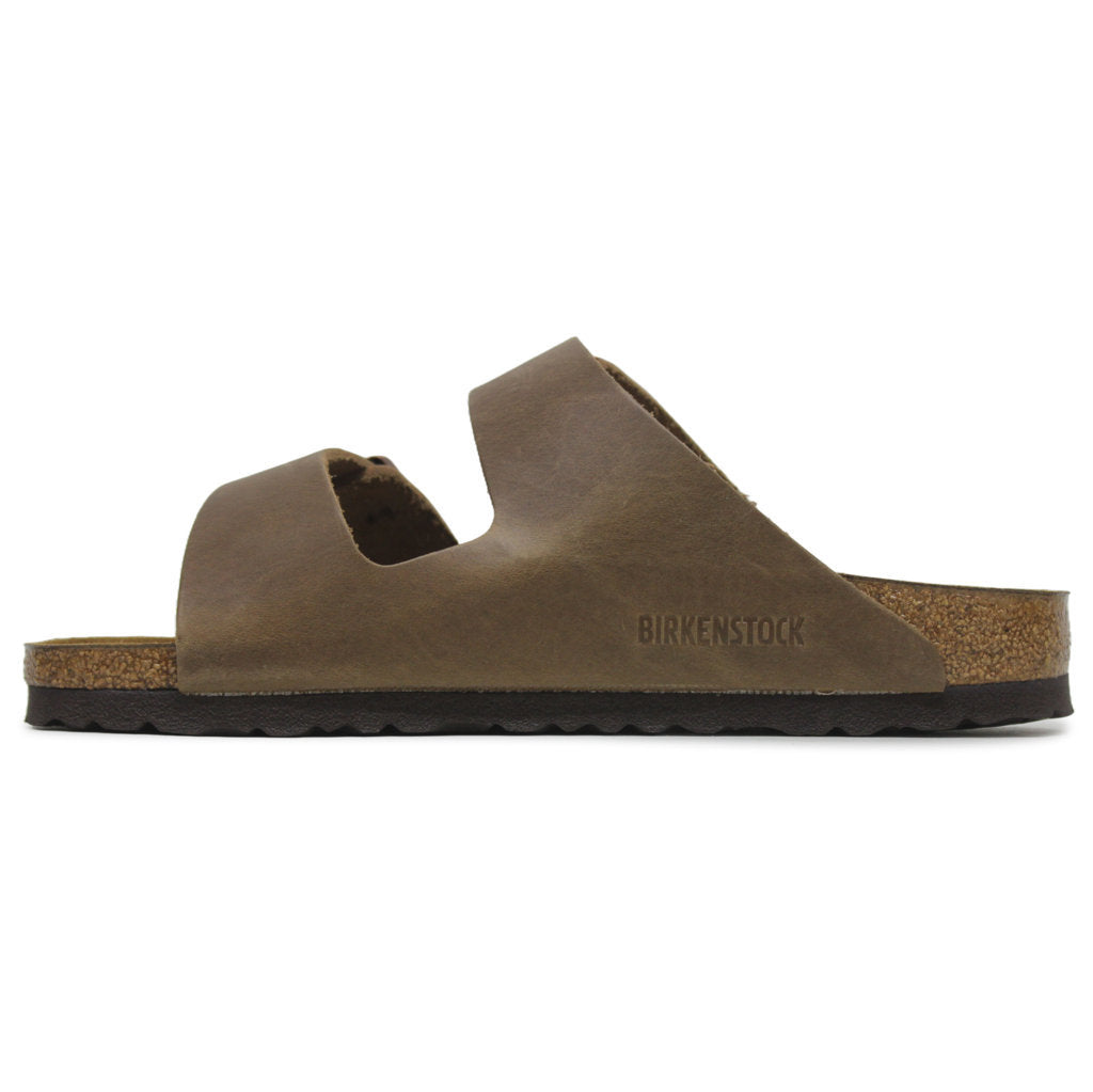 Birkenstock Arizona BS. Waxy Leather Unisex Sandals#color_tobacco brown