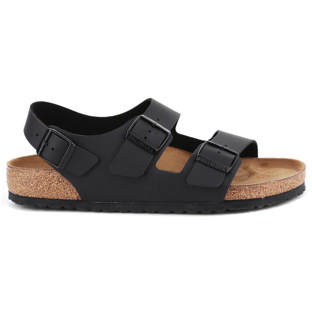 Birkenstock Milano BS Birko-Flor Unisex Sandals#color_black