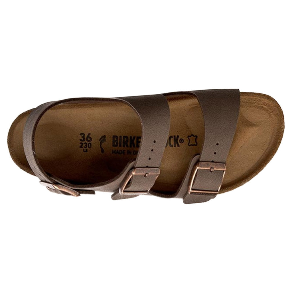 Birkenstock Milano BS Birko-Flor Unisex Sandals#color_mocca