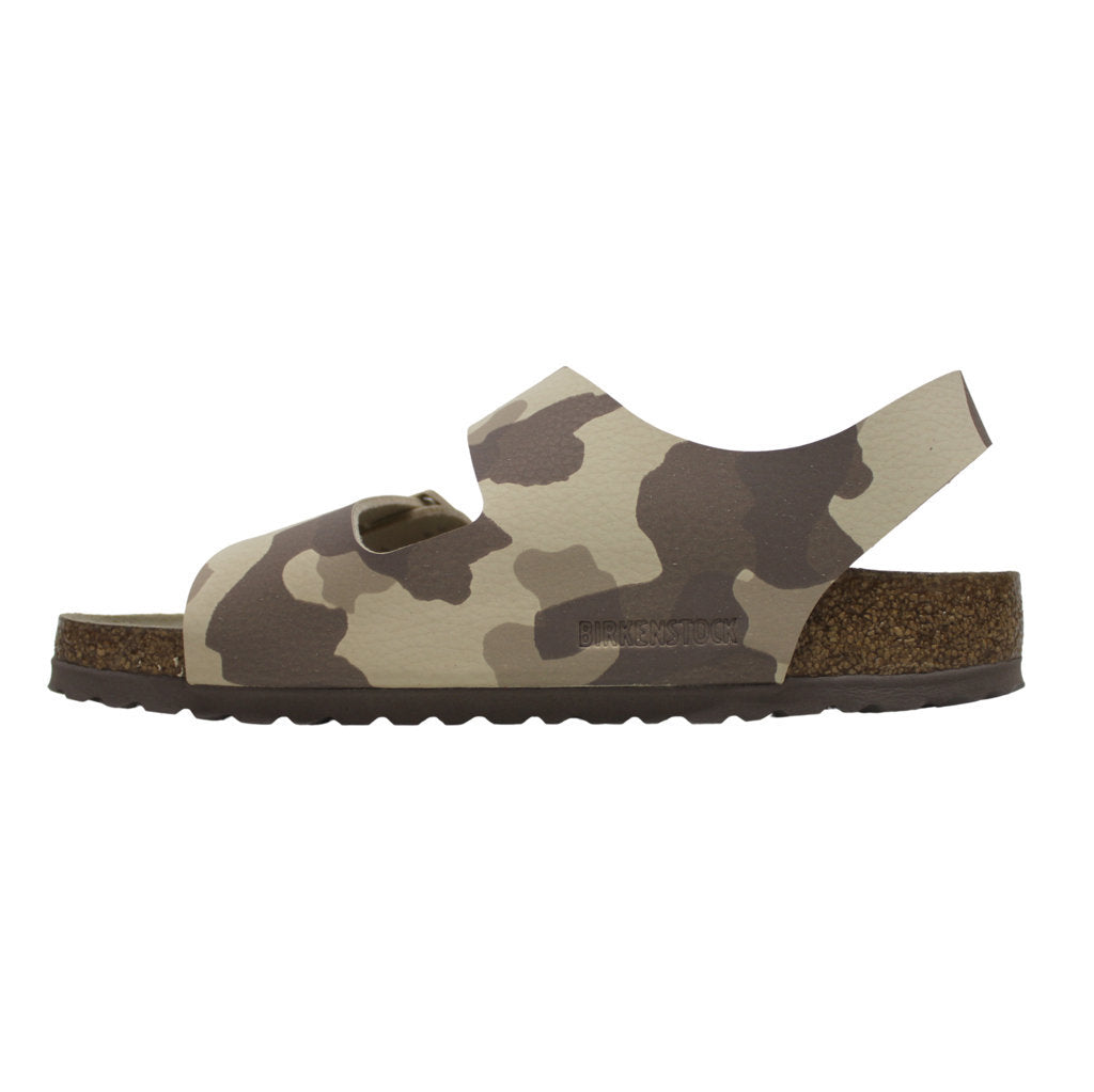 Birkenstock Milano BS Birko-Flor Unisex Sandals#color_desert soil gray taupe