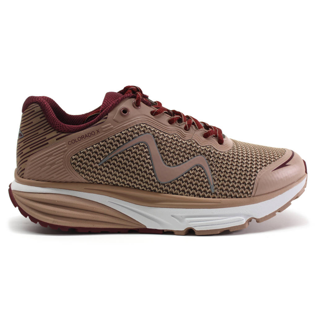 MBT Colorado X Synthetic Leather Womens Trainers#color_nude