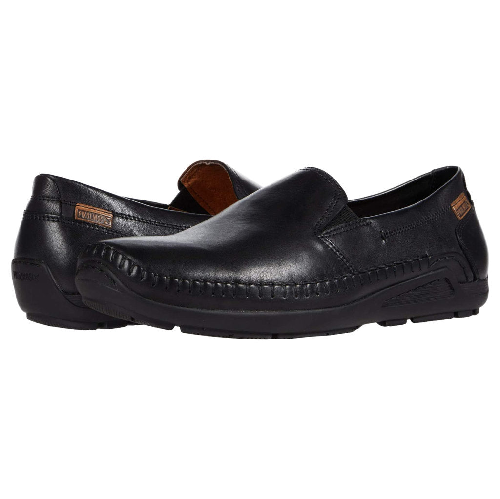 Pikolinos Azores 06H-5303 Leather Mens Shoes#color_black