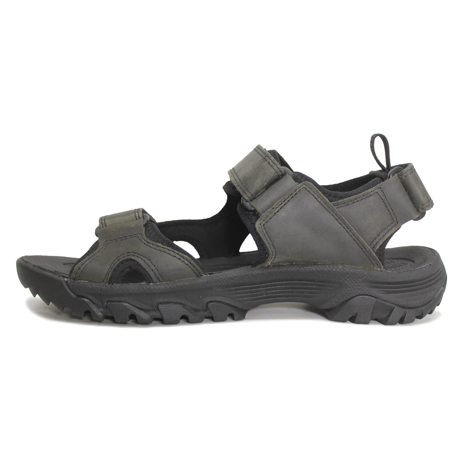 Keen Targhee III Waterproof Leather Men's Hiking Sandals#color_grey black