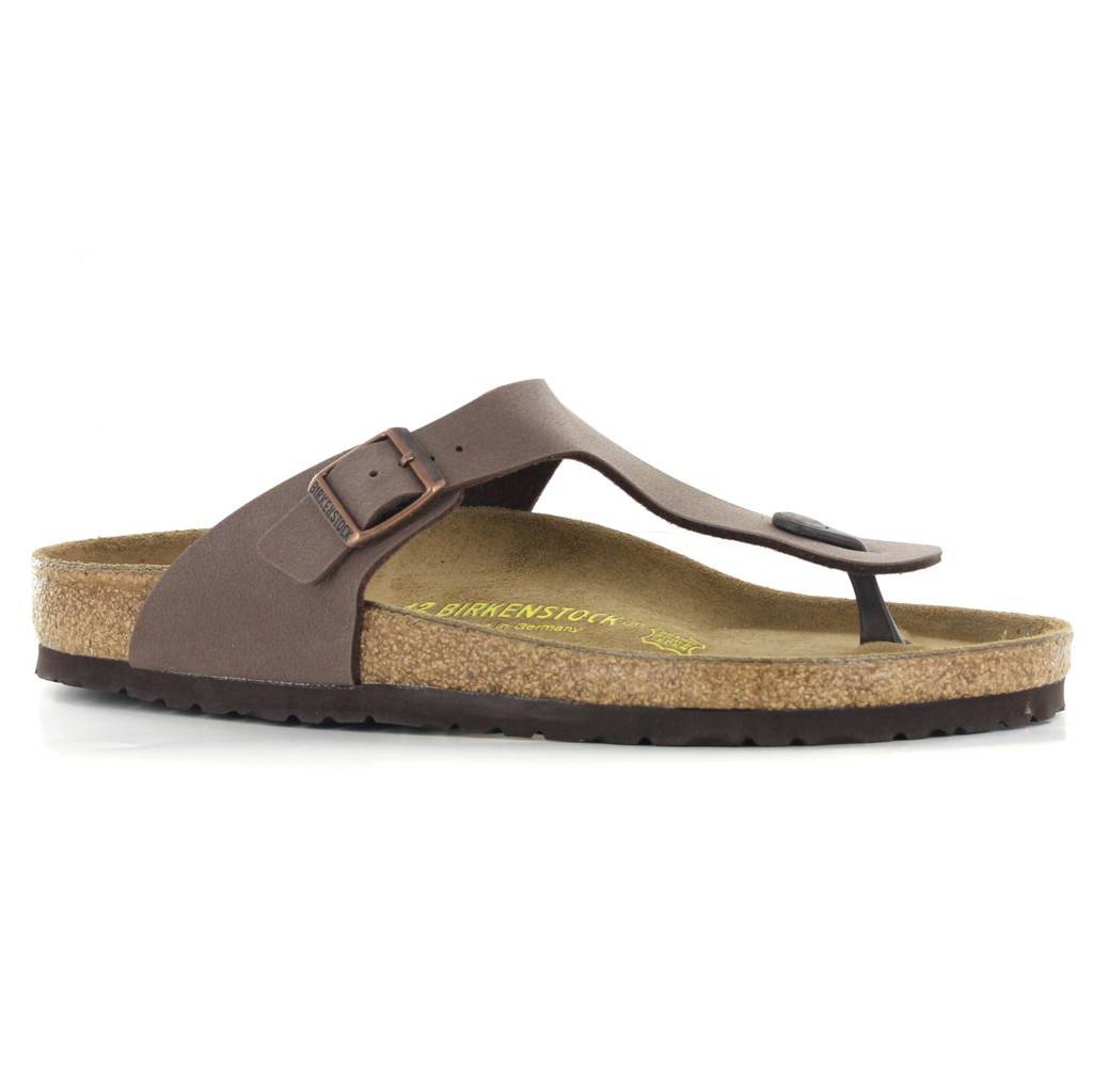 Birkenstock Gizeh BS Birko-Flor Unisex Sandals#color_mocca