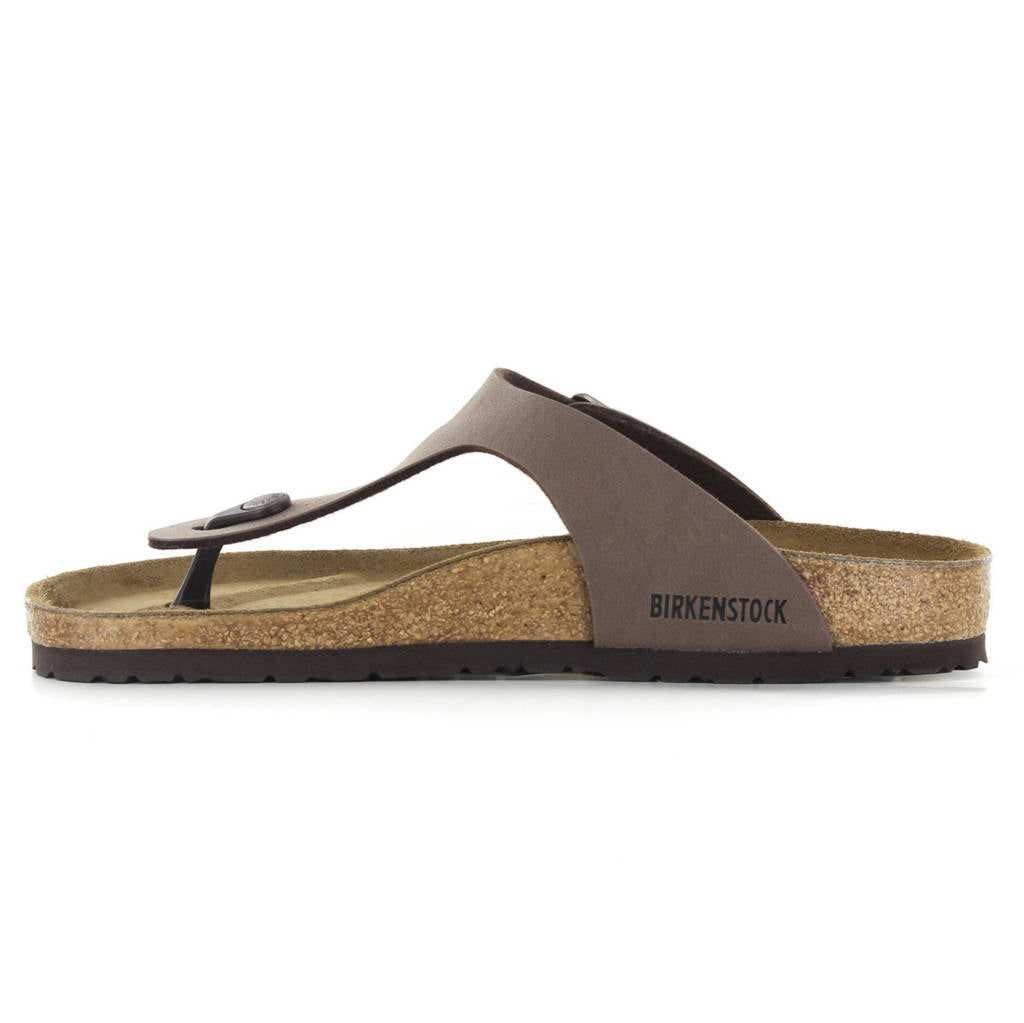 Birkenstock Gizeh BS Birko-Flor Unisex Sandals#color_mocca