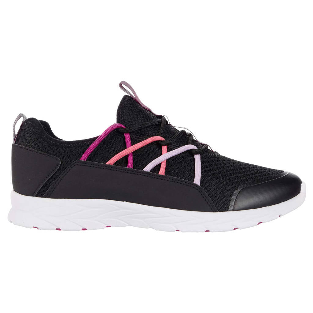 Vionic Brisk Zeliya Synthetic Textile Womens Trainers#color_black pink