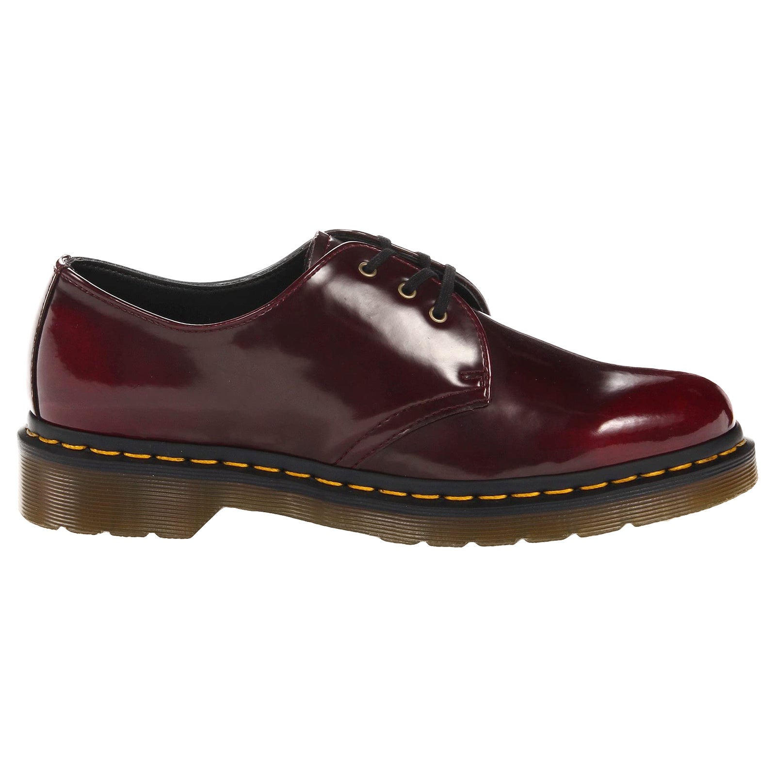 Dr. Martens Vegan 1461 14046601 Synthetic Unisex Shoes - Cherry Red - 6#color_cherry red