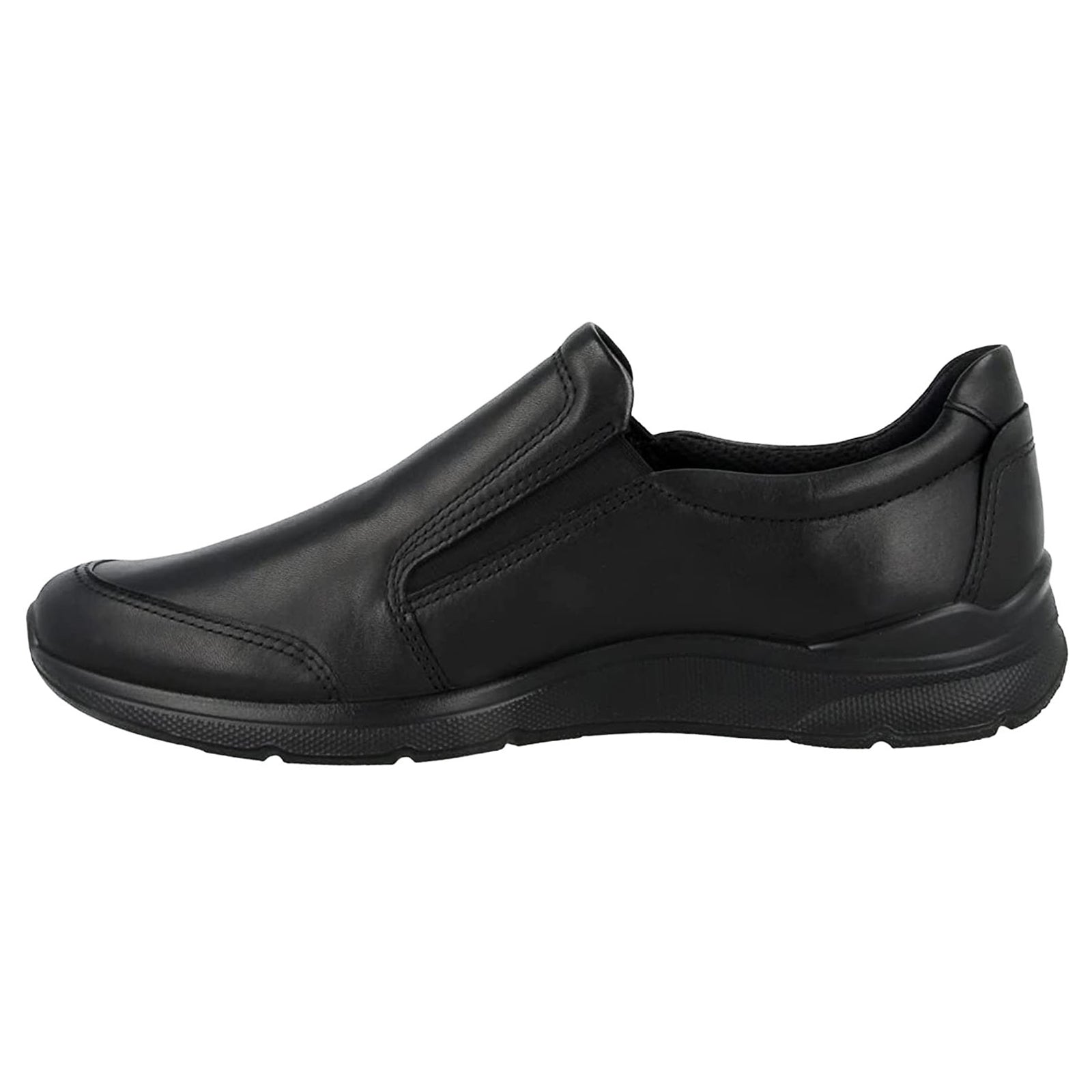 Ecco Irving 511684 511684-11001 Leather Mens Shoes - Black - 44#color_black