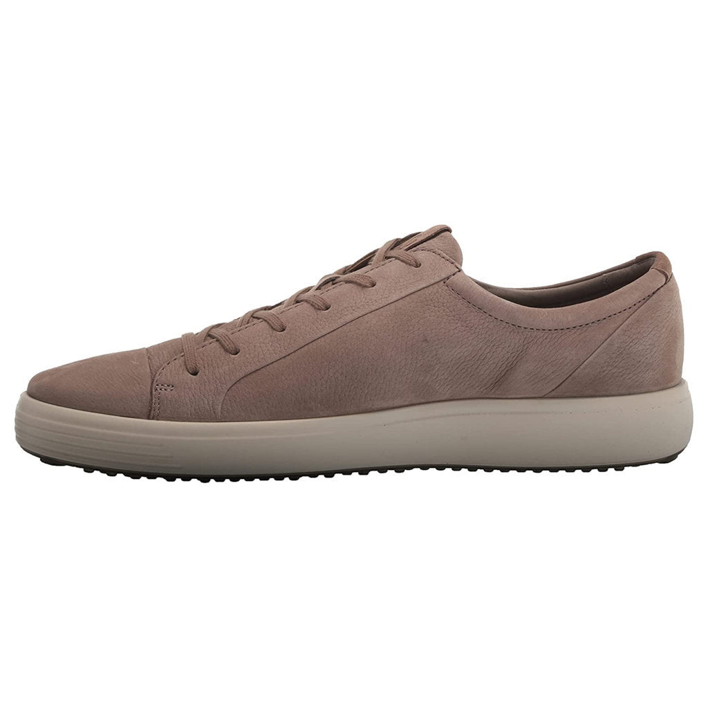 Ecco Soft 7 470364 Leather Mens Trainers#color_taupe