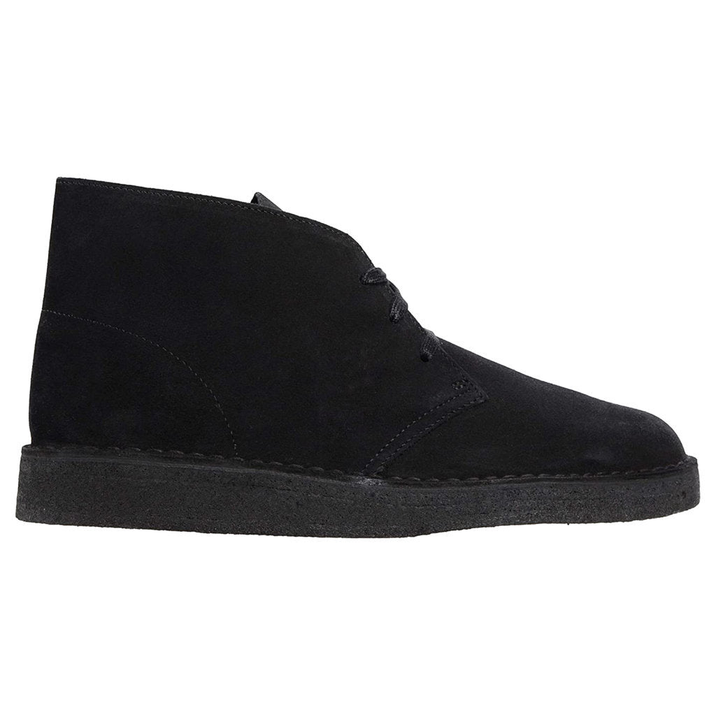 Clarks Originals Desert Coal Suede Mens Boots#color_black